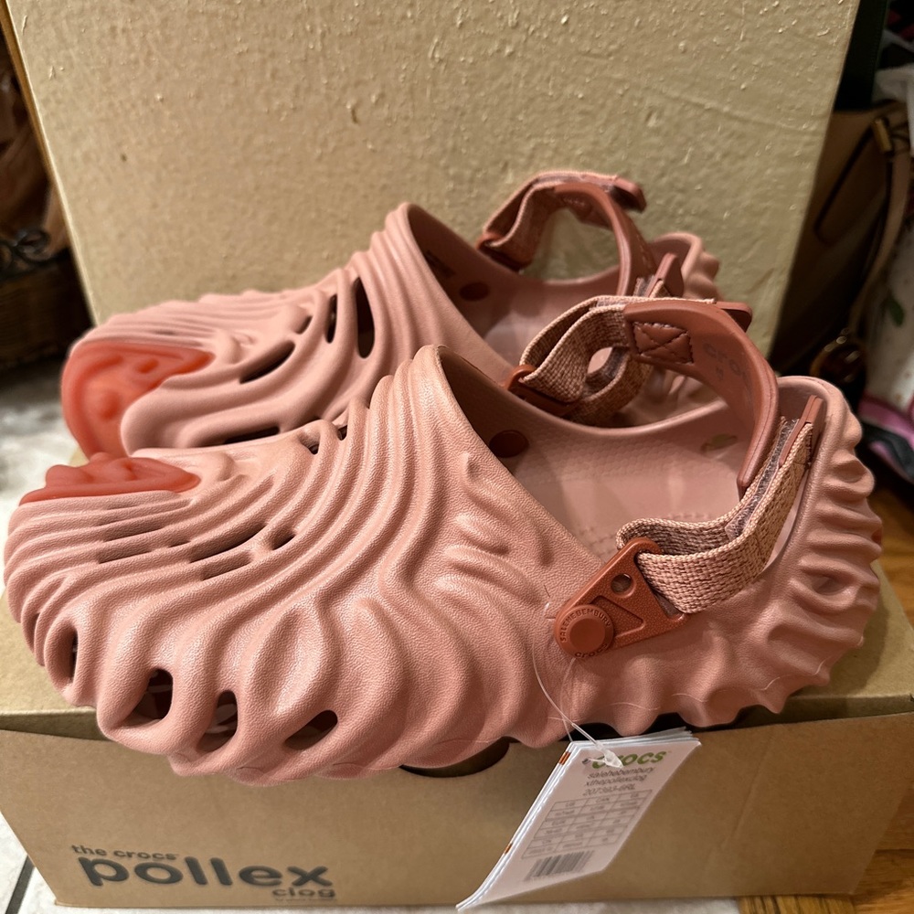 Brand new, never worn Salehe Bembury limited edition CROCS!